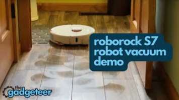 Roborock S7 robot vacuum demo