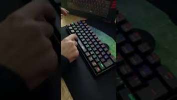K606 Lakshmi Redragon - Typing and Sound Switchs Outem Blue MK2 #shorts