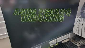 ASUS ROG Swift 32 Inch PG329Q Unboxing