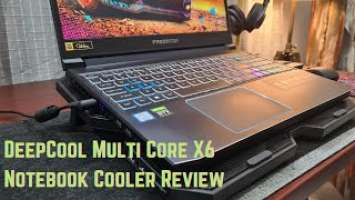 DEEPCOOL Multi Core X6 Notebook Cooler Review in-depth | Value for Money Notebook Cooler