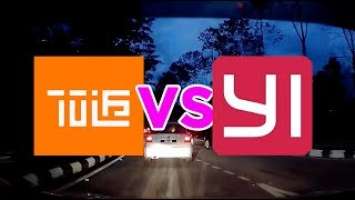 Dashcam : Xiao Mi 70mai VS Yi Smart Cam, Day & Night tested