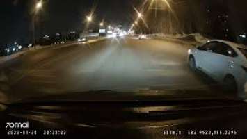 70mai Dash Cam A800S - пример ночной сьемки