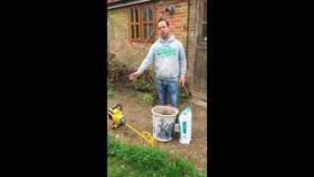 Review of Dewalt 54v XR Flex Volt Paddle mixer. Plaster