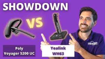 SHOWDOWN Poly Voyager 5200 UC Vs. Yealink WH63 In-Depth Review    LIVE MIC + WIRELESS RANGE TEST!