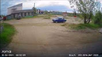 Тест видео с задней камеры Xiaomi 70Mai Dash Cam A800S в Kia Sorento