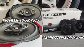 Pioneer TS-A6967S 4-Way & Carrozzeria PRO-104S 2-Way Test | Sound System