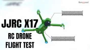 JJRC X17 RC Drone Flight Test Review! GPS Foldable Quadcopter FPV HD Camera -  Banggood RC Store