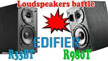 Edifier R33BT vs R980T