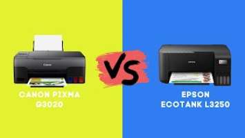 Perbandingan Printer Canon PIXMA G3020 vs Epson EcoTank L3250 | Specs Comparison