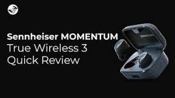 Sennheiser MOMENTUM True Wireless 3 Quick Review - Better Than AirPods Pro? #Shorts #TTEShorts