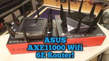 World's First 6Ghz Wifi 6E Router!  The ASUS ROG Rapture WiFi6E Gaming Router (GT-AXE11000)!