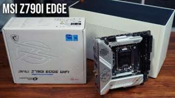 MSI MPG Z790I Edge WiFi Gaming Motherboard Unboxing and Overview