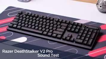 Razer DeathStalker V2 Pro - Sound Test