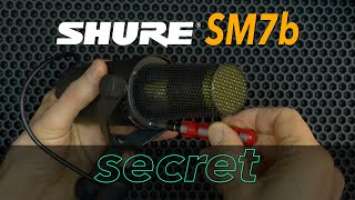 Секрет виброподвеса Shure SM7b.
