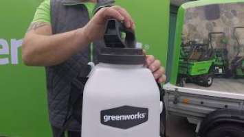 Аккумуляторный опрыскиватель Greenworks GSP1250, 24V