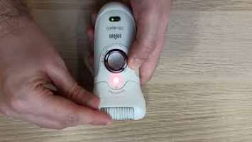 Эпилятор Braun SES9-710 - две скорости, подсветка и система SensoSmart