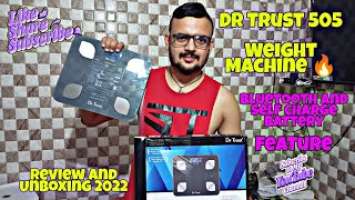 Dr Trust USA || Smart Body Fat Scale || 505 Best Budget Machine || Blutooth App For Android And iOS