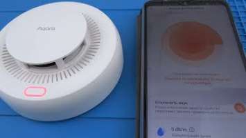 Умный датчик дыма Aqara JY-GZ-03AQ глобальная версия обзор Aqara Smart Smoke Detector ZigBee 3.0