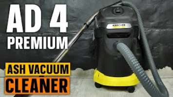 Karcher AD 4 Premium Ash Vacuum Cleaner 1.629-731.0 - TESTING