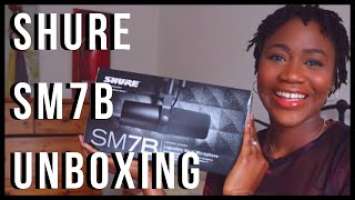 Shure SM7B Microphone Unboxing | Kristin Ini