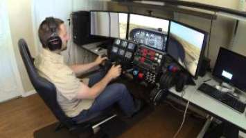 X-Plane Simulator with TrackIR and Saitek Cessna Pro Flight Controls