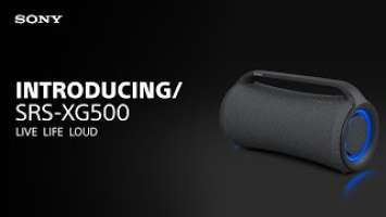 Introducing  the  Sony  SRS-XG500  Wireless Speaker