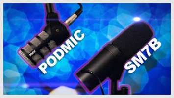 Rode Podmic vs Shure SM7b | Dynamic Broadcast Microphone Comparison