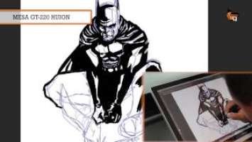 Batman Digital Painting e review da  Kamvas GT220 da Huion