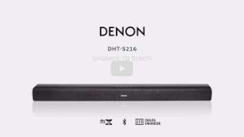 Introducing the Denon DHT-S216 Soundbar with DTS Virtual:X and Bluetooth