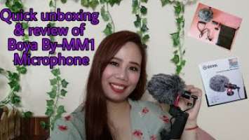 Cheapest vlogging microphone-Boya By-MM1-unboxing and review