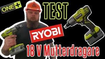 Testar RYOBI 18V Mutterdragare R18IW3-0