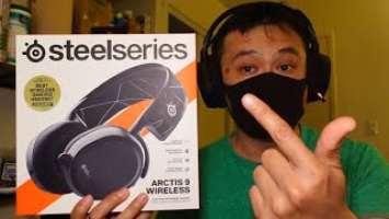 SteelSeries Arctis 9 Wireless Headset Unboxing And Demo