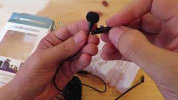 Audio-Technica ATR3350is Lavalier Microphone Kit Unboxing + Demo