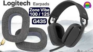 How to Replace/ Upgrade Earpads: Logitech G435, Zone Vibe 100 / 125 Headphones