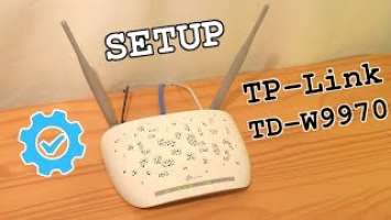 TP-Link TD-W9970 Modem Router Wi-Fi • Unboxing Installation Configuration