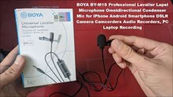 Unboxing BOYA (BY-M1S) Universal Microphone | Best Mic for iphone,Android,DSLR,PC/Laptop