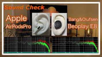 Apple AirPodsPro vs Bang&Olufsen Beoplay E8 [TWS IEMs In-Ear Sound Comparison]完全ワイヤレスイヤホン