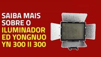 Iluminador Led YONGNUO YN 300 II 300 com controle e Temperatura de cor ajustável