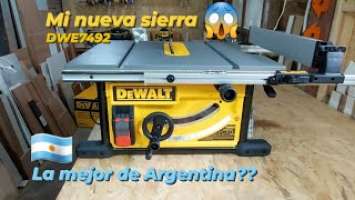 DeWalt DWE 7492 | Mi nueva SIERRA | Unboxing y Mesa de trabajo | Bang!