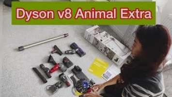 Unboxing Dyson v8 Animal Extra Super Easy Assemble