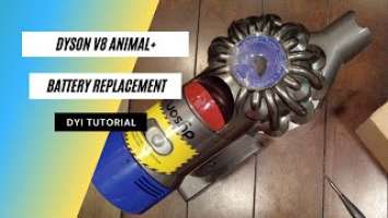 Dyson V8 Animal+ Vacuum Battery Replacement DIY Tutorial