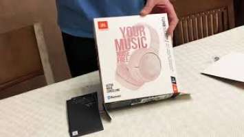 Unboxing JBL TUNE 600 BT noise cancelling - cuffie wireless - headphones