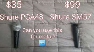 Shure SM57 vs Shure PGA 48 | Record Guitars with a Cheap Mic?