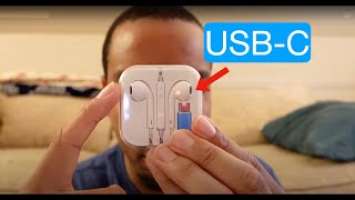 USB-C Headphones: FEarPods and Pixel Duds.
