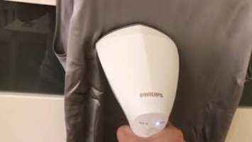 Обзор на ручной отпариватель Philips GC801