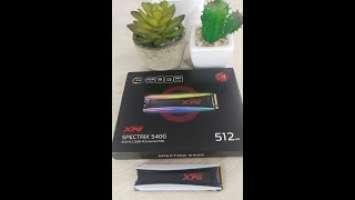 SSD ADATA XPG Spectrix S40G M.2 Pcie Gen3 Nvme 512GB - 512 GB RGB