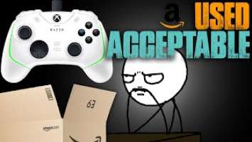 Amazon Used Acceptable Unboxing of Razer Wolverine v2 Chroma Controller Xbox PC