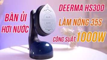 Bàn ỦI Hơi Nước Cầm Tay Deerma HS300 - Làm Nóng Chỉ 35 Giây, Công Suất 1000W, Ủi Đẹp Cả Một Tủ Đồ!