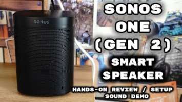 Sonos One (Gen 2) - The Powerful Smart Speaker with Amazon Alexa Built-In