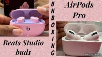 Beats studio buds & AirPods Pro unboxing /  which pair did I keep